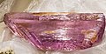 * Nomination Kunzite, pink variety of the mineral Spodumene with etched figures - Place of discovery: Minas Gerais, Brazil. By User:Raymond --Kritzolina 18:11, 17 March 2023 (UTC) * Promotion  Support Good quality. --Ra'ike 19:56, 17 March 2023 (UTC)