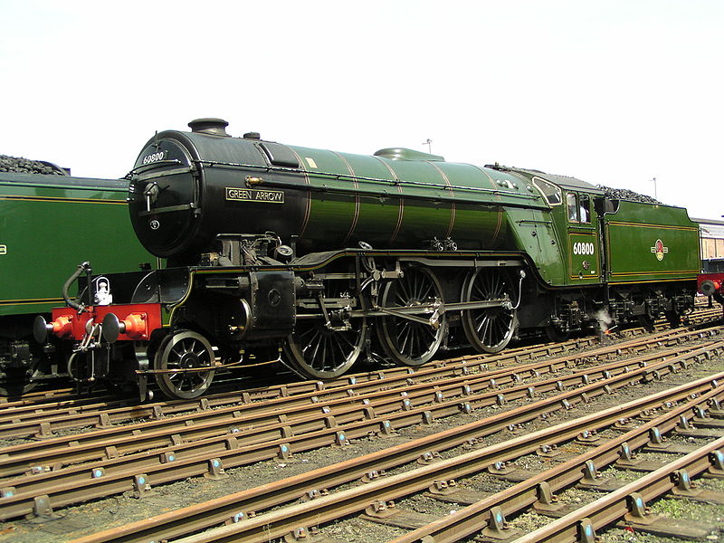 File:LNER V2 60800 'Green Arrow' at Crewe Works.jpg