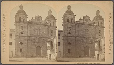 Church of San Pedro Claver in 1870. New York Public Library.