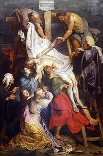 <i>The Descent from the Cross</i> (Rubens, 1617) Painting by Peter Paul Rubens, Palais des Beaux-Arts de Lille