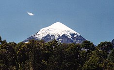 Volcan Lanín en Argentine