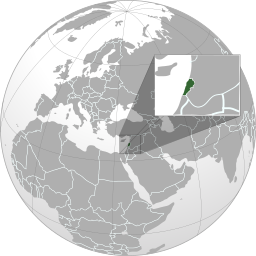 Lebanon (orthographic projection)