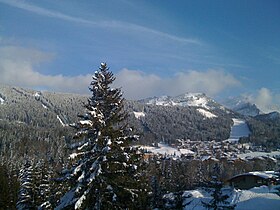 Vista aerea della stazione.