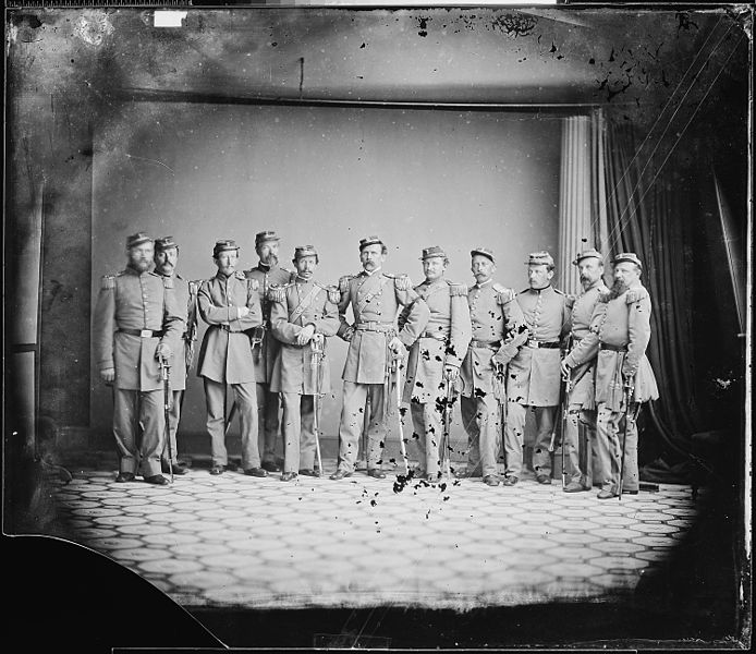 File:Lieut. Col. Louis Blenker and officers of 8th N.Y. Volunteers. - NARA - 529971.jpg