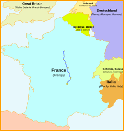 A Moret–Lyon-vasútvonal útvonala