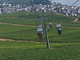 Gondola lift in Rüdesheim am Rhein, Germany