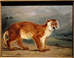 Lioness by Eugène Delacroix, 1832 - Ny Carlsberg Glyptotek - Copenhagen - DSC09399.JPG