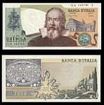 Итали, банкнота 2000 лир, 1973 шо