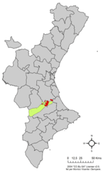 Xàtiva – Mappa