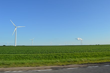 Eastern portion of the farm Logan County wind farm from US 136.jpg