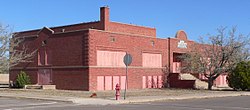 Lordsburg, NM, old high school from SE 1.JPG