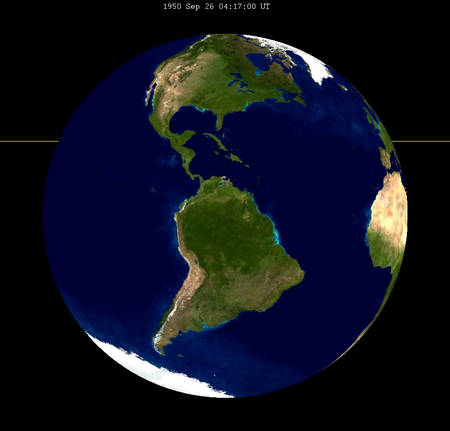 Lunar eclipse from moon-1950Sep26.png