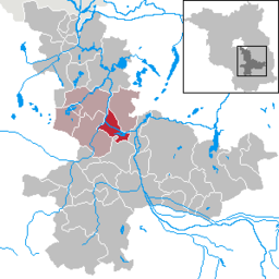 Märkisch Buchholz läge i Landkreiz Dahme-Spreewald