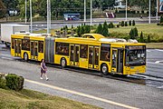 English: MAZ-215 bus. Minsk, Belarus Беларуская: Аўтобус МАЗ-215. Мінск, Беларусь Русский: Автобус МАЗ-215. Минск, Беларусь