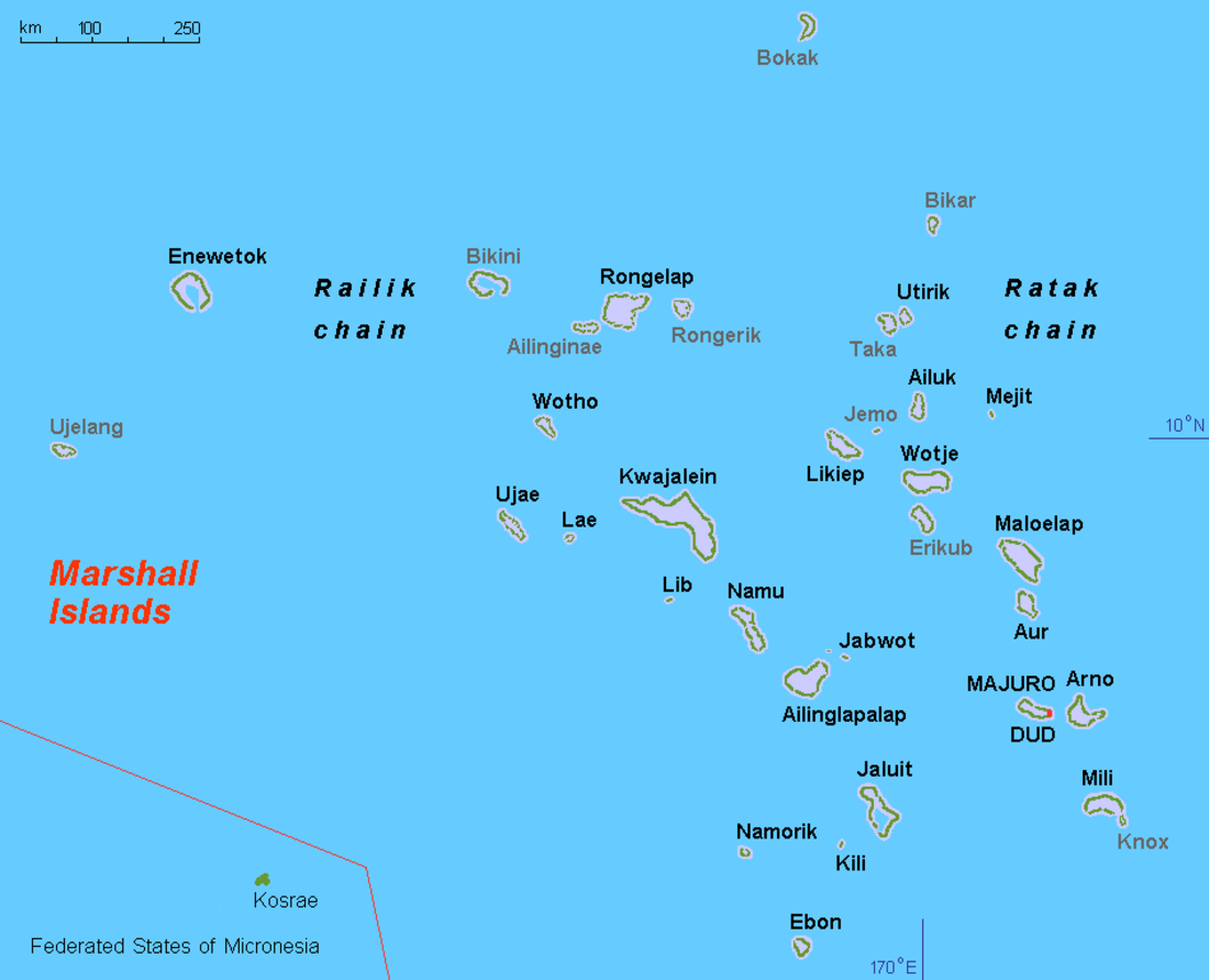 List of islands of the Marshall Islands