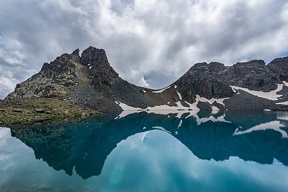 Lake Big Peshevit. Photograph: Mustafa Orhon