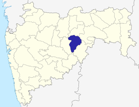 Locatie van het Hingoli-district