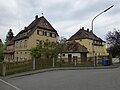 Apartment buildings for workers at the Hornschuch spinning factory in Mainleus