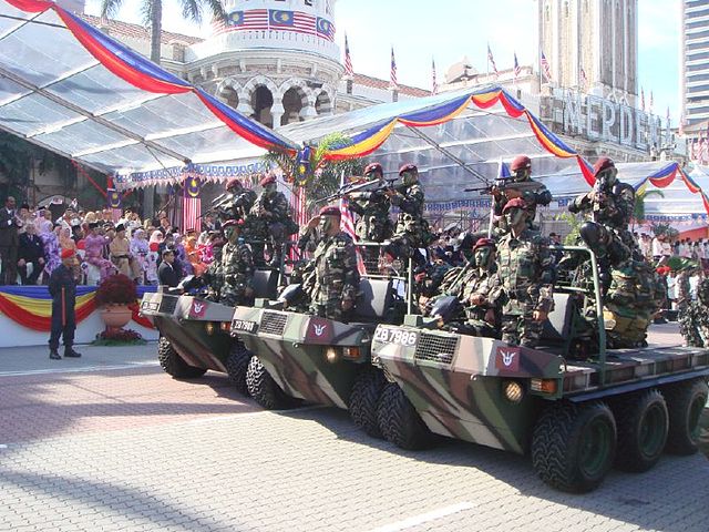 Malaysian Army with Supacat ATMP.
