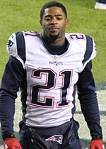A Super Bowl hero, CB Malcolm Butler made one of the greatest plays in NFL history with a game-clinching interception at the goal line in Super Bowl XLIX, ensuring the Patriots' victory in the final seconds of the game. Malcolm Butler (American football).JPG