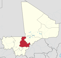 Région de Ségou - Localisation