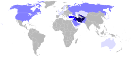 ペルシア語話者の多い国