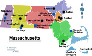 Reiseregionen von Massachusetts