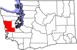 Map of Washington highlighting Grays Harbor County.svg