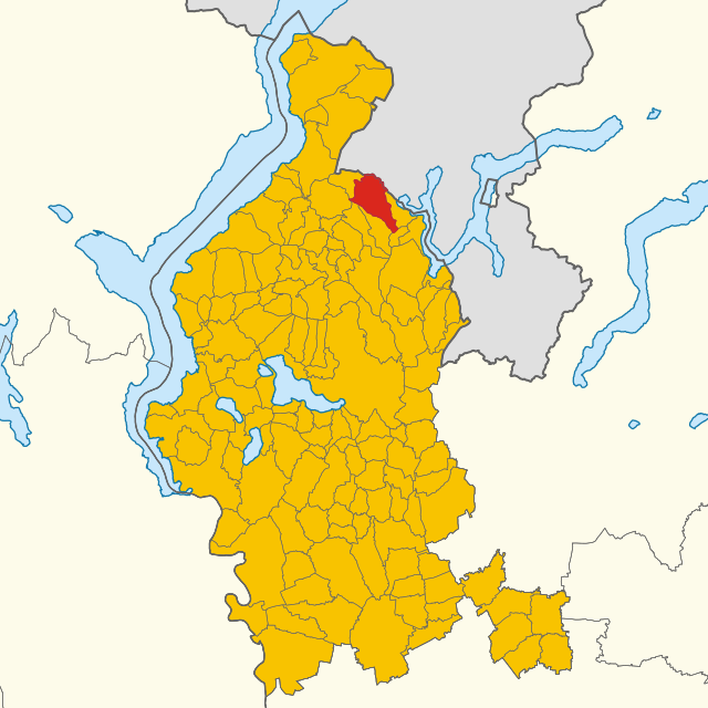 Cadegliano-Viconago – Mappa