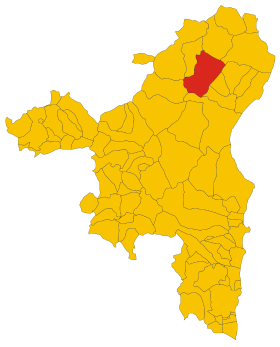 Map of comune of Lula (province of Nuoro, region Sardinia, Italy) - 2016.svg