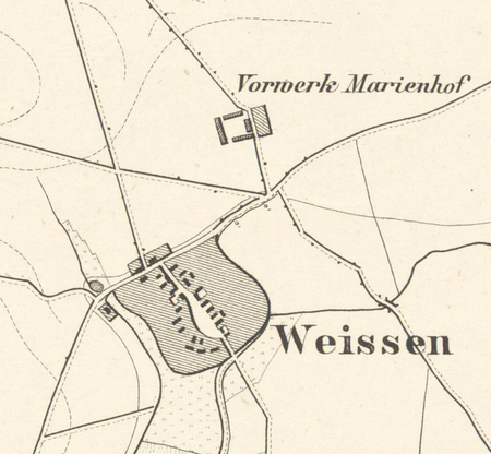 Marienhof Weißen TK 25 1874