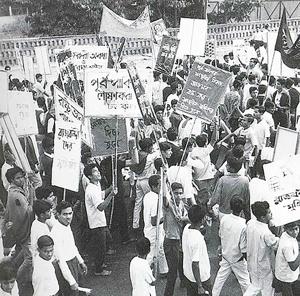 1969 г. Масово въстание в Източен Пакистан