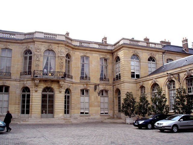 Hôtel Matignon, the official residence of the prime minister