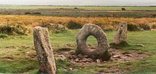 The Men-an-Tol, a small formation of standing stones in Penwith Men-an-tol.jpg