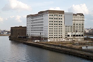 Millennium Mills Derelict former mill in London