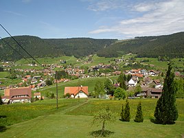 View of Mitteltal from the winter side