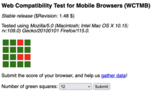 Scores for the first version of the test for Firefox 115 Mobile Acid Test Taken With Firefox macOS.png