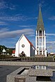 Molde domkirke sett fra Rådhustaket.