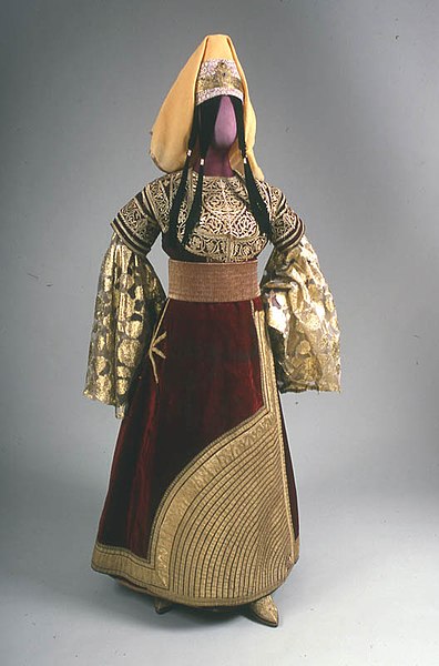 19th-century Moroccan Sephardic wedding dress