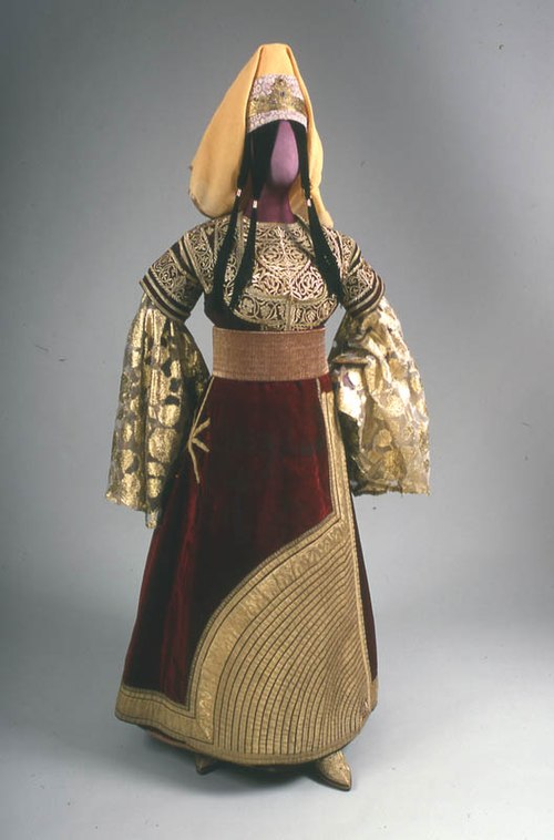 19th-century Moroccan Sephardic wedding dress