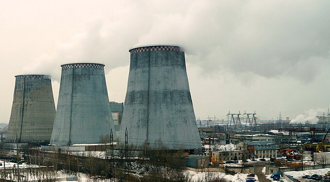 Power plant pollution in Moscow