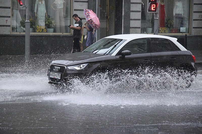 File:Moscow, Pokrovka Street 34 - 30.06.2018 rainstorm (42408661434).jpg