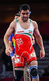 <span class="mw-page-title-main">Mostafa Hosseinkhani</span> Iranian freestyle wrestler