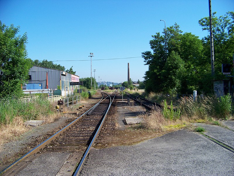 File:Nádraží Praha-Modřany, z přejezdu ulice U soutoku.jpg