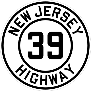 <span class="mw-page-title-main">New Jersey Route 39</span> Former state highway in New Jersey, United States