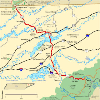 East Tennessee Crossing Byway National Scenic Byway in East Tennessee