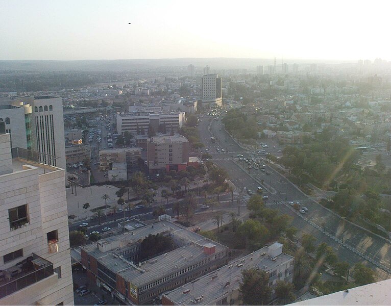 File:Negev Mall Tower as Seen From Keren Towers.JPG