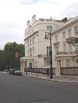 Norwegian Embassy, Belgrave Square, London - geograph.org.uk - 214754.jpg