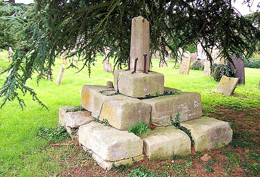 Old stone cross at Edenham, near Bourne, Lincolnshire (geograph 4428635)