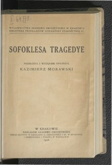 PL Sofoklesa Tragedye (Morawski).djvu